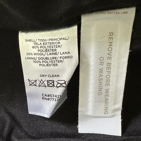 NWT Ann Taylor Zebra Print Long Double Breasted Wool Blend Blazer Size 6 - Picture 12 of 14